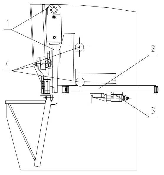 lubrication position, time and lubricant of the guillotine shear