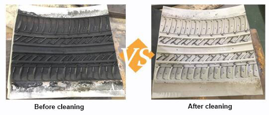 Effect of laser cleaning tire