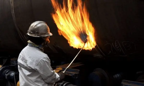 Precalentamiento de la soldadura