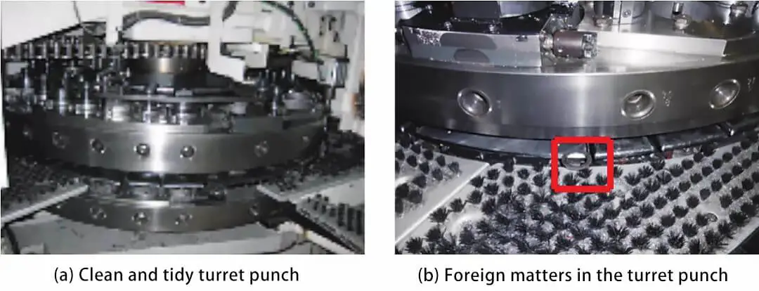 inspection of rotary table punch