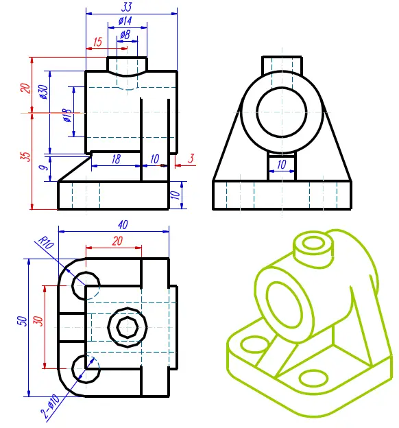 Steps to dimensioning