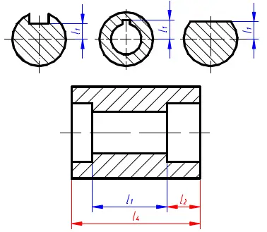 The dimensions marked are not easy to measure