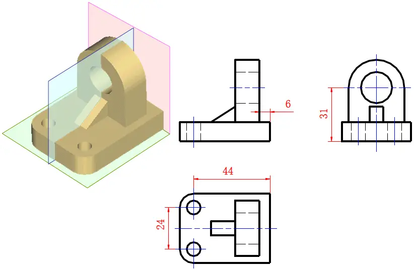 Positioning dimension