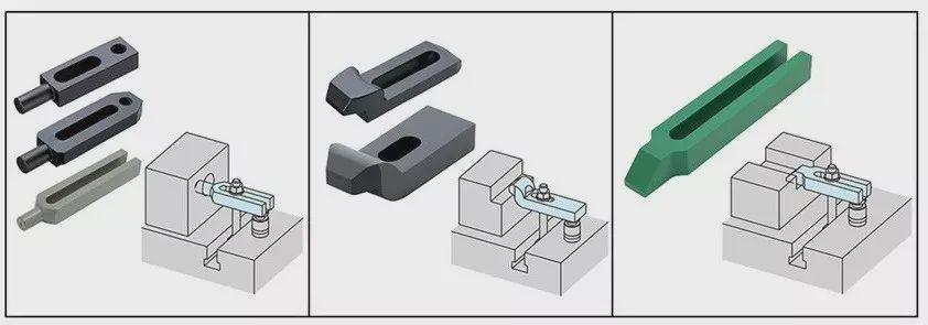 different shapes of pressing plates