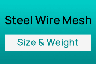 Steel Wire Mesh Weight Chart 5