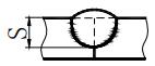 Effective thickness of weld