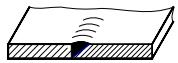 Unilateral V-shaped weld