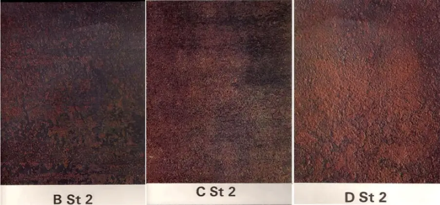 Rust and Derusting Grade of Steel Surface (Before Painting) 7