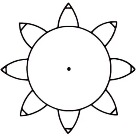 An Example of an 8-tooth Involute Gear