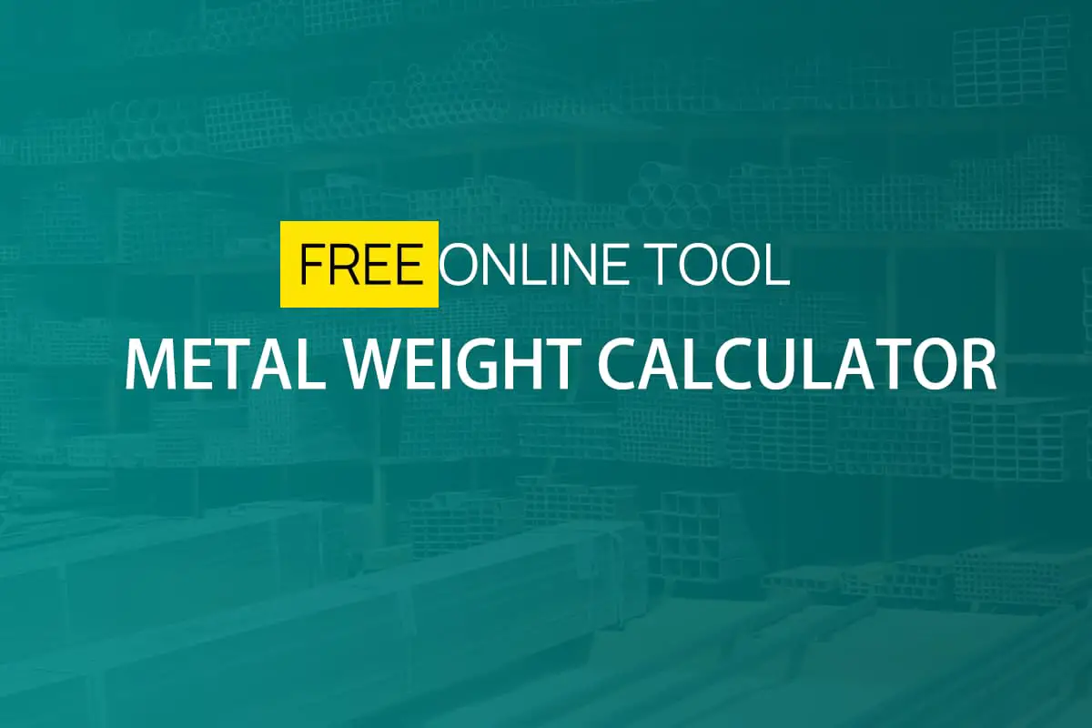 Calculadora de peso de metales Herramienta en línea gratuita