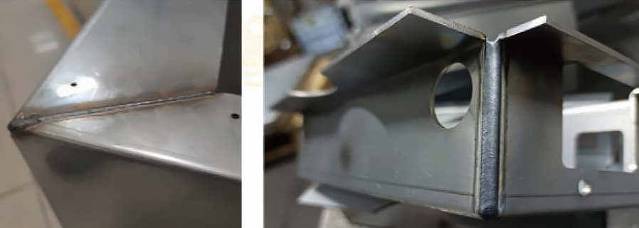 laser-welded sheet metal piece